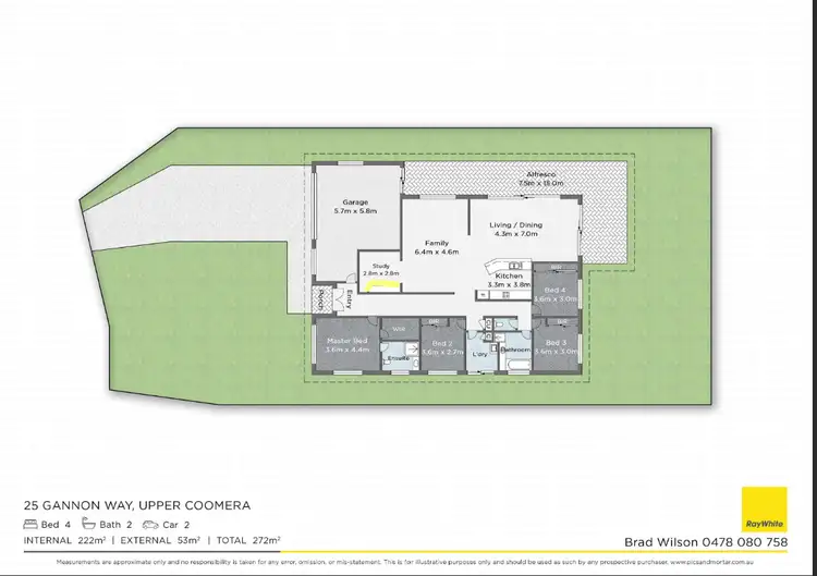 Floorplan of Homely house listing, 25 Gannon Way, Upper Coomera QLD 4209
