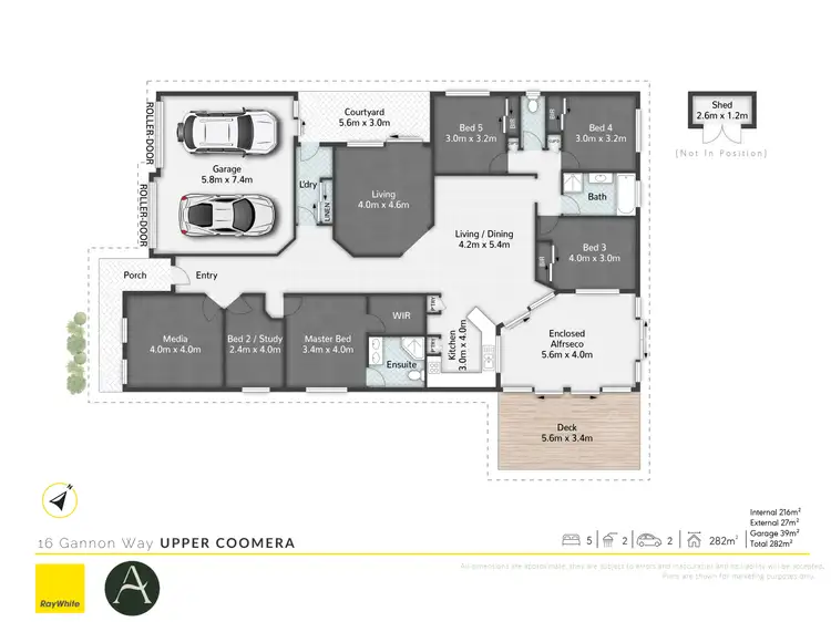 Floorplan of Homely house listing, 16 Gannon Way, Upper Coomera QLD 4209