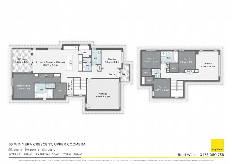 Floorplan of Homely house listing, 63 Wimmera Crescent, Upper Coomera QLD 4209