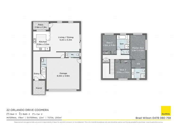 Floorplan of Homely house listing, 22 Orlando Drive, Coomera QLD 4209