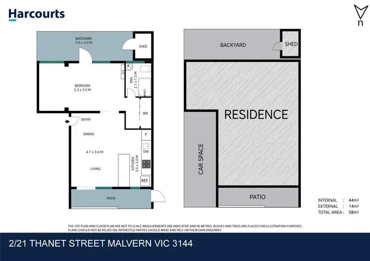 Floorplan of Homely apartment listing, 2/21 Thanet Street, Malvern VIC 3144