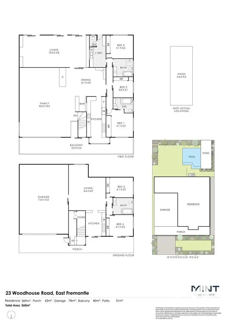 Floorplan of Homely house listing, 23 Woodhouse Road, East Fremantle WA 6158