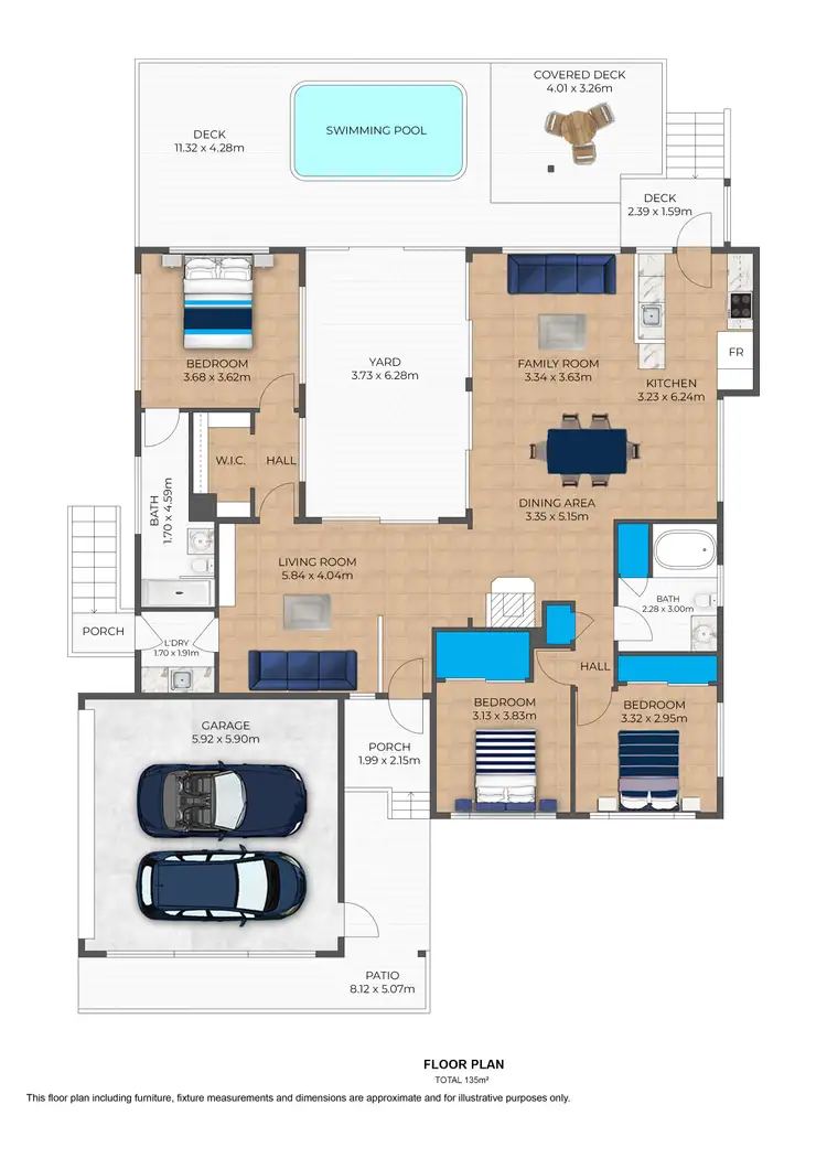 Floorplan of Homely house listing, 19 Explorer Drive, Yeppoon QLD 4703