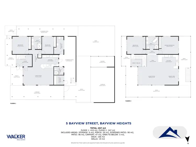 Floorplan of Homely house listing, 5 Bayview Street, Bayview Heights QLD 4868