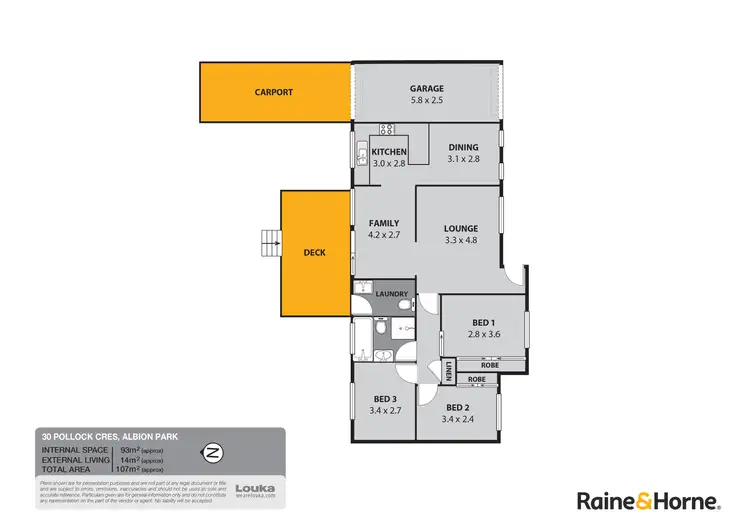 Floorplan of Homely house listing, 30 Polock Crescent, Albion Park NSW 2527