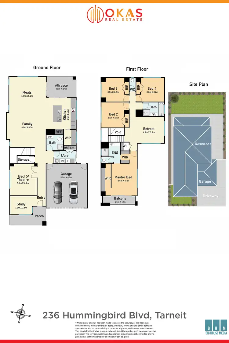 Floorplan of Homely house listing, 236 Hummingbird Boulevard, Tarneit VIC 3029