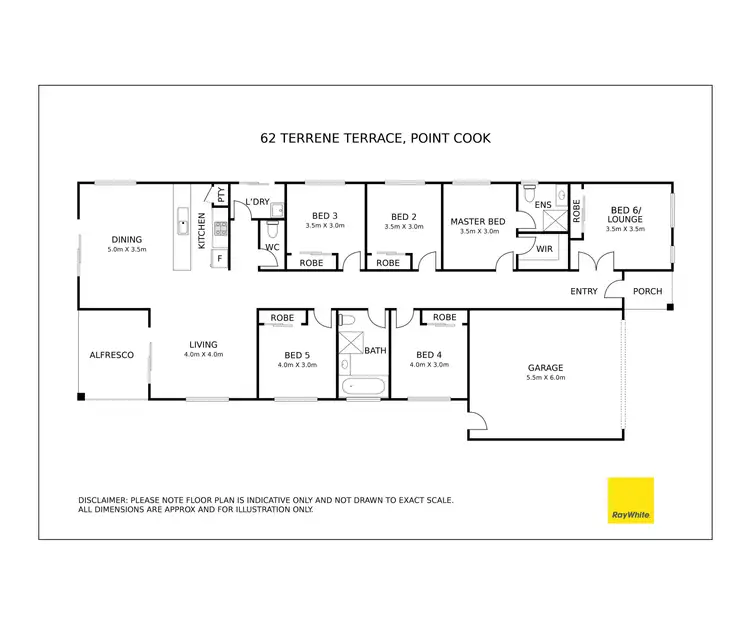 Floorplan of Homely house listing, 62 Terrene Terrace, Point Cook VIC 3030