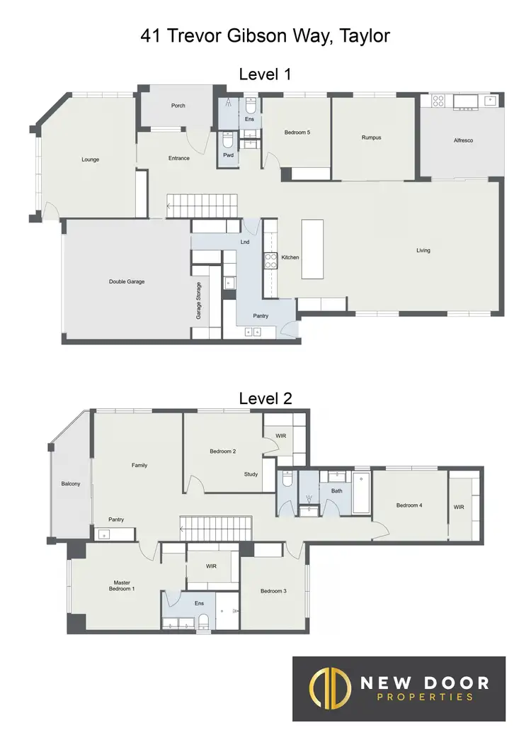 Floorplan of Homely house listing, 41 Trevor Gibson Way, Taylor ACT 2913