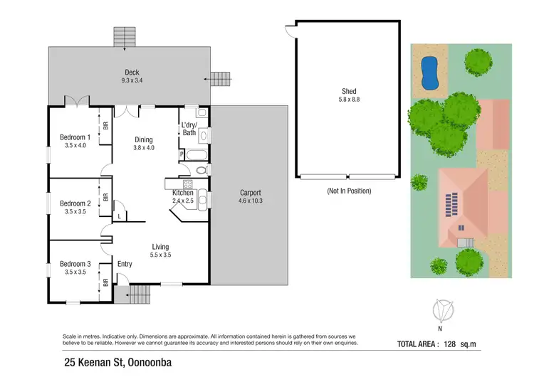 Floorplan of Homely house listing, 25 Keenan Street, Oonoonba QLD 4811