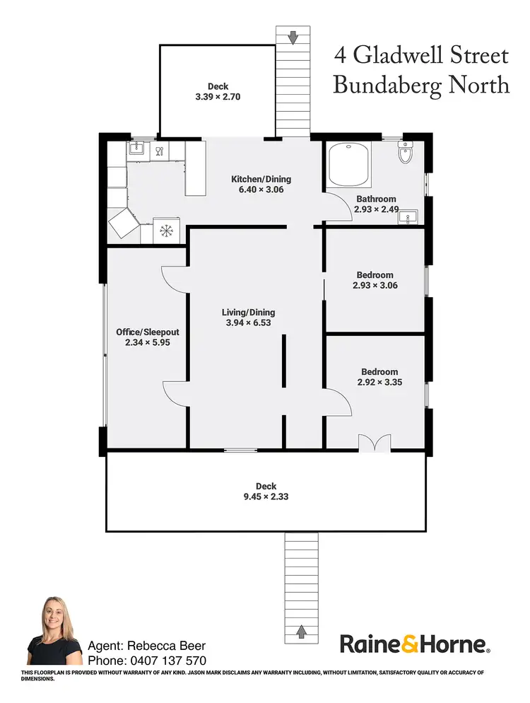 Floorplan of Homely house listing, 4 Gladwell Street, Bundaberg North QLD 4670