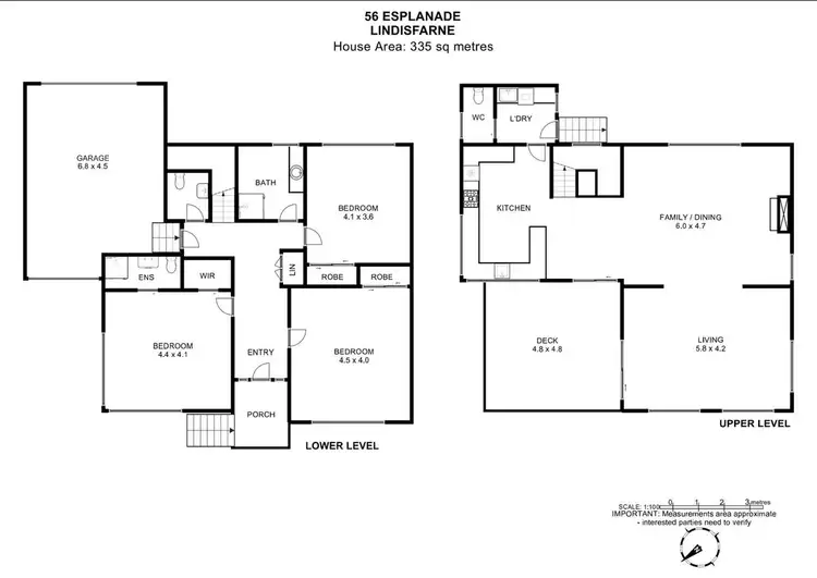 Floorplan of Homely house listing, 56 Esplanade, Lindisfarne TAS 7015