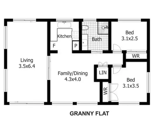 Floorplan of Homely flat listing, 11A Iona Street, Blacktown NSW 2148