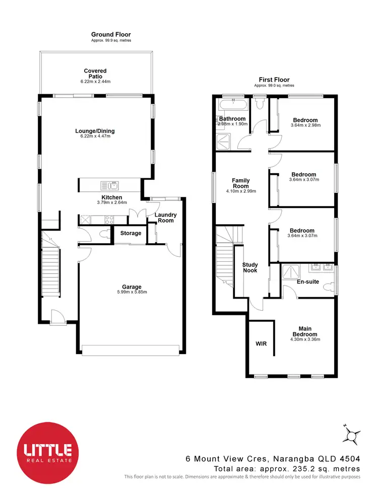 Floorplan of Homely house listing, 6 Mount View Crescent, Narangba QLD 4504