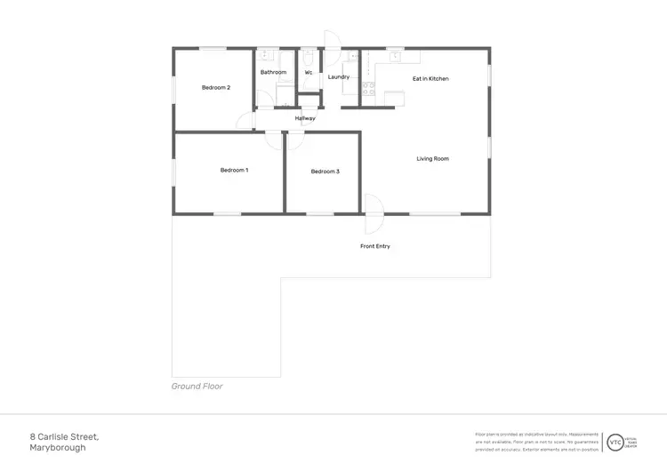 Floorplan of Homely house listing, 8 Carlisle Street, Maryborough QLD 4650