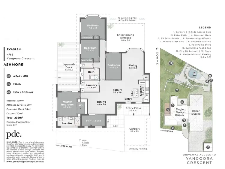 Floorplan of Homely house listing, 4/65 Yangoora Crescent, Ashmore QLD 4214