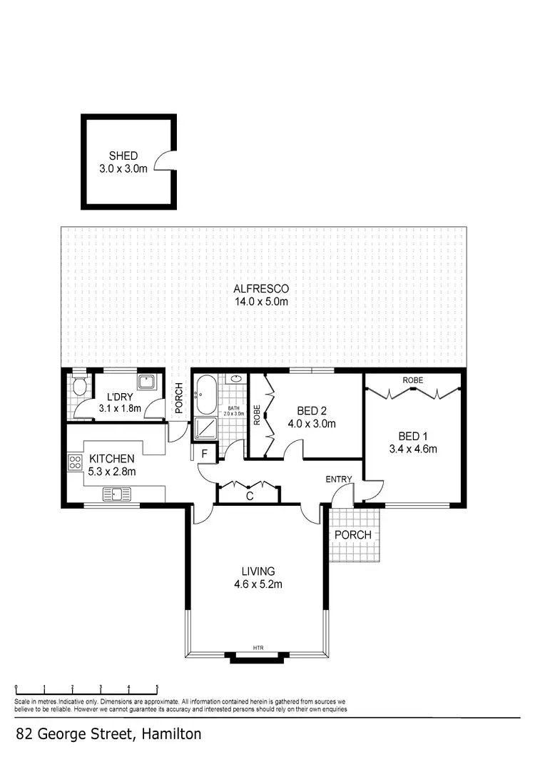 Floorplan of Homely house listing, 82 George Street, Hamilton VIC 3300