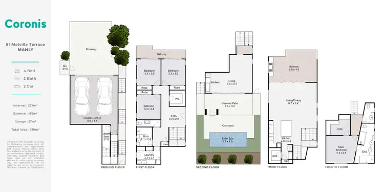 Floorplan of Homely house listing, 81 Melville Terrace, Manly QLD 4179