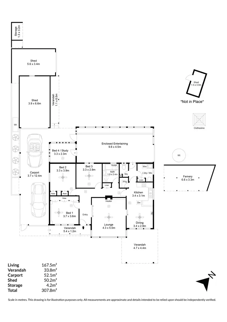 Floorplan of Homely house listing, 86 Flinders Drive, Valley View SA 5093
