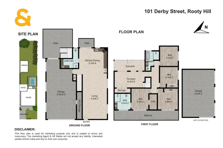 Floorplan of Homely house listing, 101 Derby Street, Rooty Hill NSW 2766