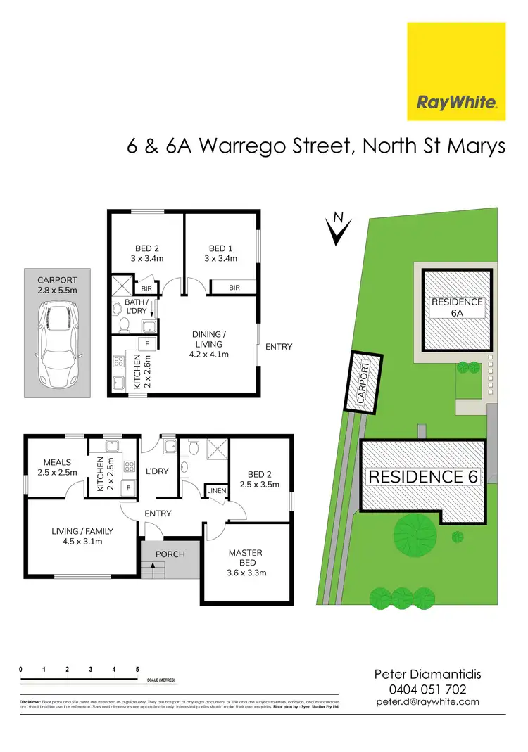 Floorplan of Homely house listing, 6 & 6A Warrego Street, North St Marys NSW 2760
