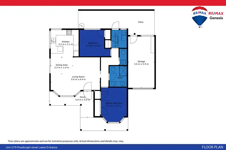 Floorplan of Homely house listing, 2/79 Roadknight Street, Lakes Entrance VIC 3909