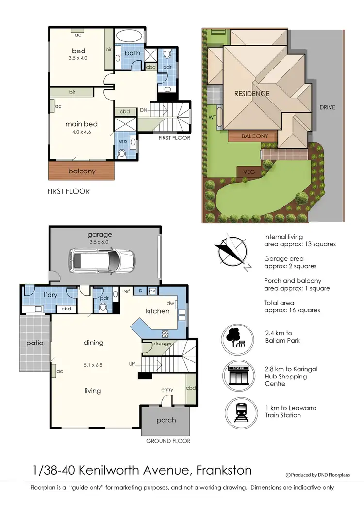 Floorplan of Homely house listing, 1/38-40 Kenilworth Avenue, Frankston VIC 3199