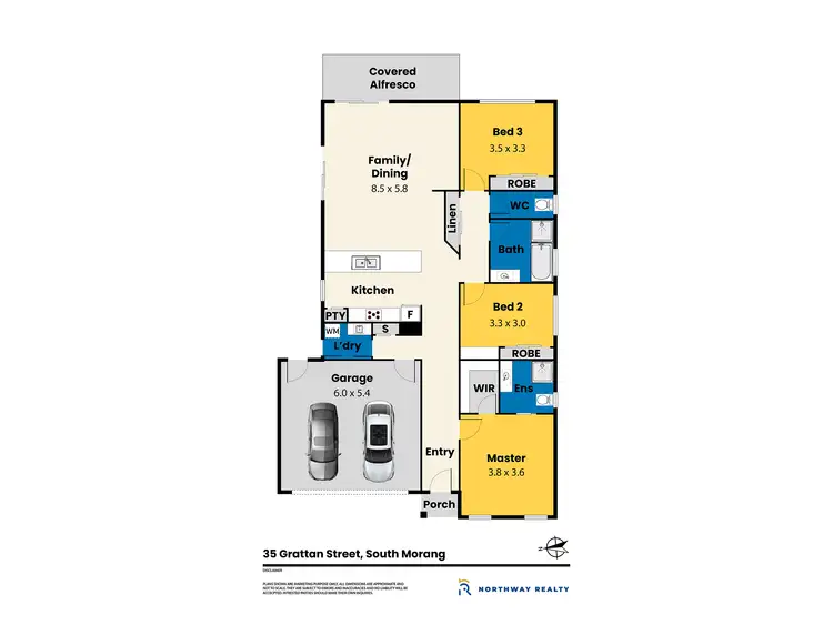 Floorplan of Homely house listing, 35 Grattan Street, South Morang VIC 3752