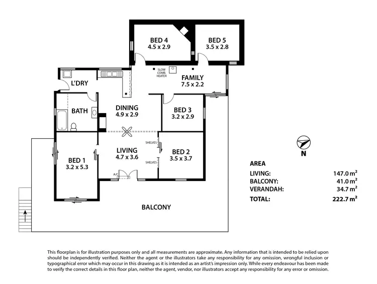 Floorplan of Homely house listing, 129 River Lane, Mannum SA 5238