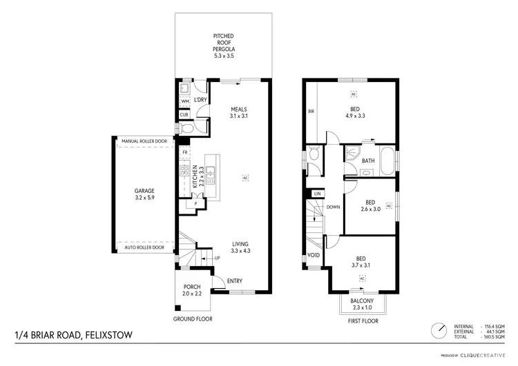 Floorplan of Homely house listing, 1/4 Briar Road, Felixstow SA 5070