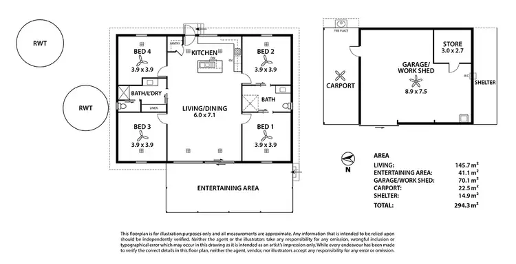 Floorplan of Homely house listing, 36 Horstmann Crescent, Swan Reach SA 5354