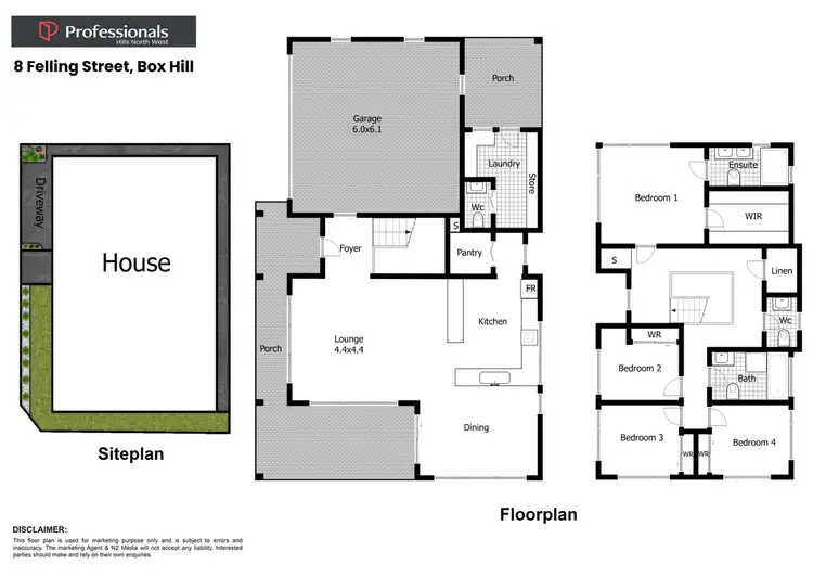 Floorplan of Homely house listing, 8 Felling Street, Box Hill NSW 2765