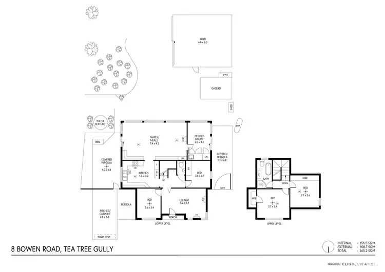Floorplan of Homely house listing, 8 Bowen Road, Tea Tree Gully SA 5091