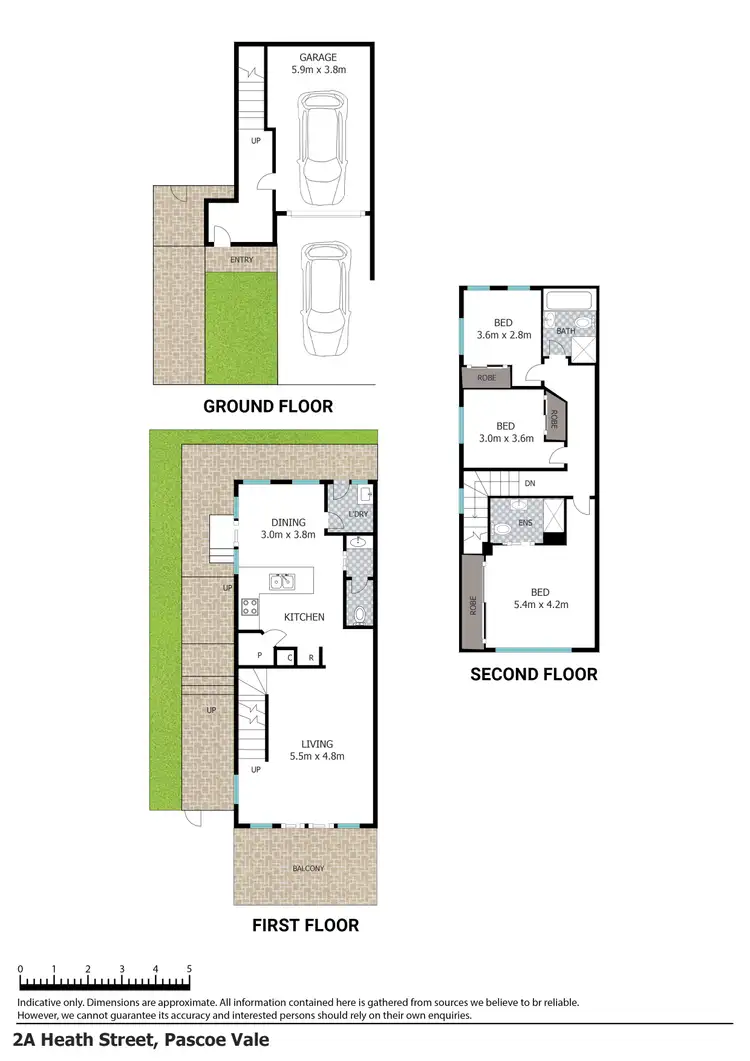 Floorplan of Homely townhouse listing, 2A Heath Street, Pascoe Vale VIC 3044