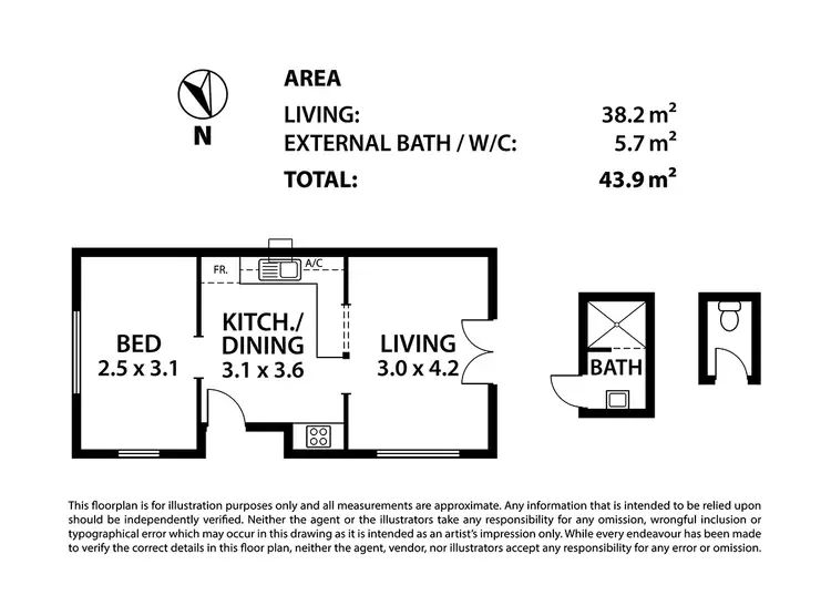 Floorplan of Homely house listing, 6/795 Cliff View Drive, Wongulla SA 5238