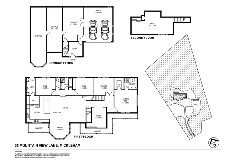 Floorplan of Homely rural property listing, 35 Mountain View Lane, Mickleham VIC 3064