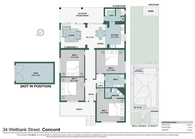 Floorplan of Homely house listing, 34 Wellbank St, Concord NSW 2137