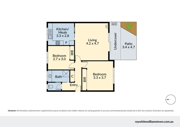 Floorplan of Homely apartment listing, 13/77 Dover Road, Williamstown VIC 3016