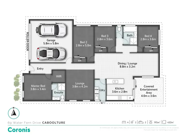Floorplan of Homely house listing, 69 Water Fern Drive, Caboolture QLD 4510