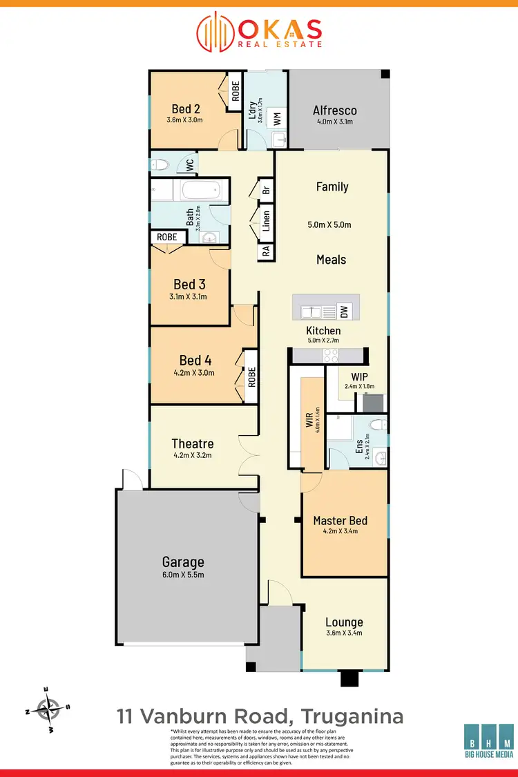 Floorplan of Homely house listing, 11 Vanburn Road, Truganina VIC 3029