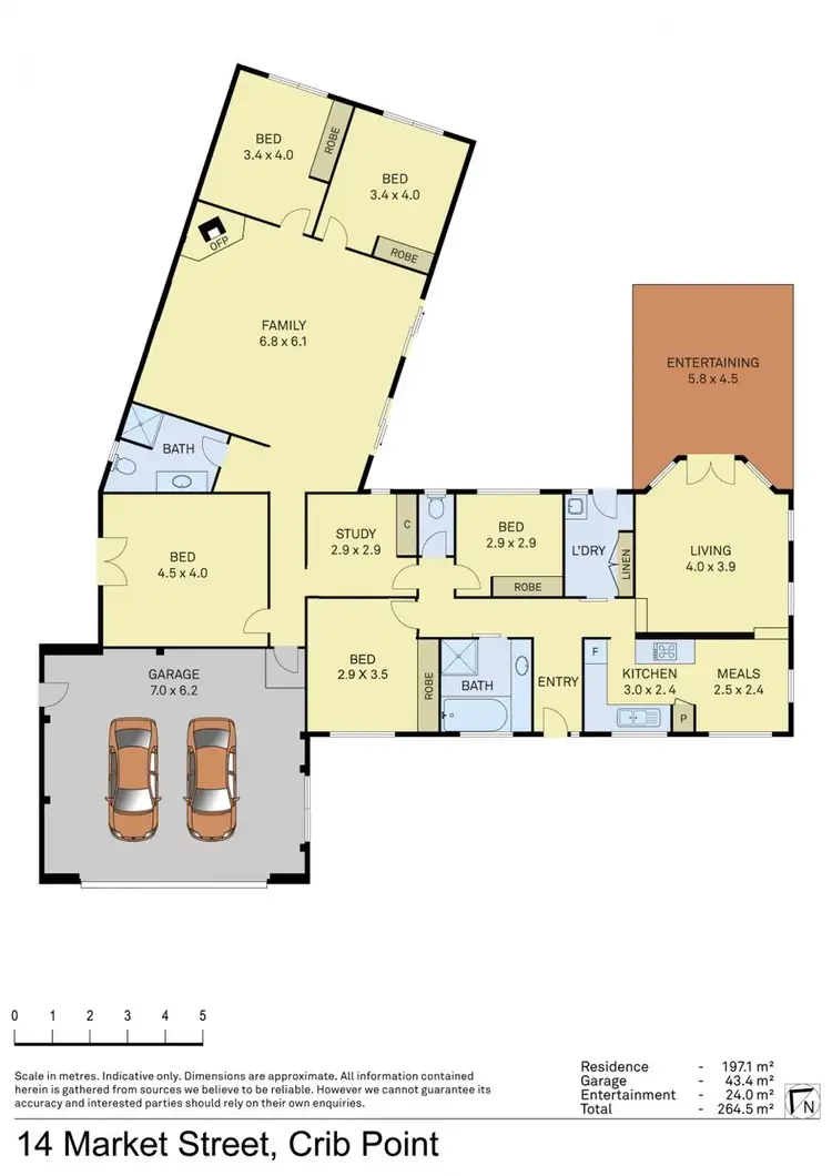 Floorplan of Homely house listing, 14 Market Street, Crib Point VIC 3919