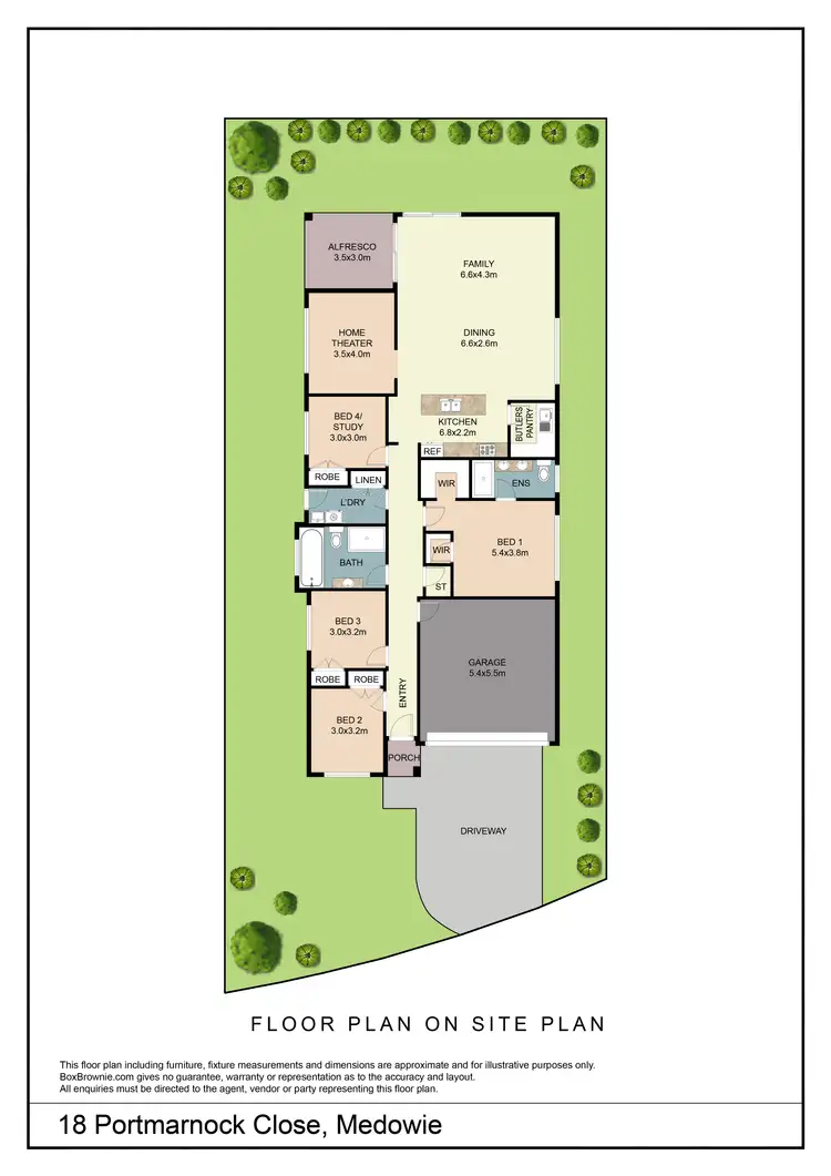 Floorplan of Homely house listing, 18 Portmarnock Close, Medowie NSW 2318