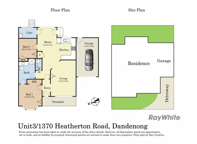 Floorplan of Homely unit listing, 3/1370-1372 Heatherton Road, Dandenong VIC 3175