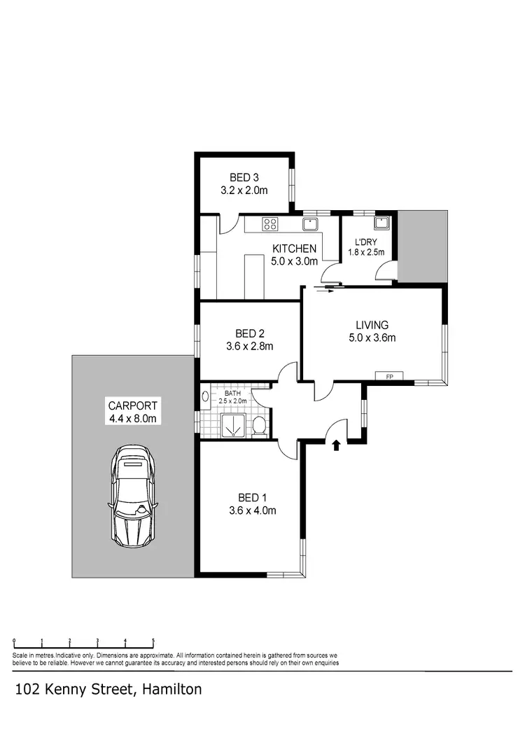 Floorplan of Homely house listing, 102 Kenny Street, Hamilton VIC 3300