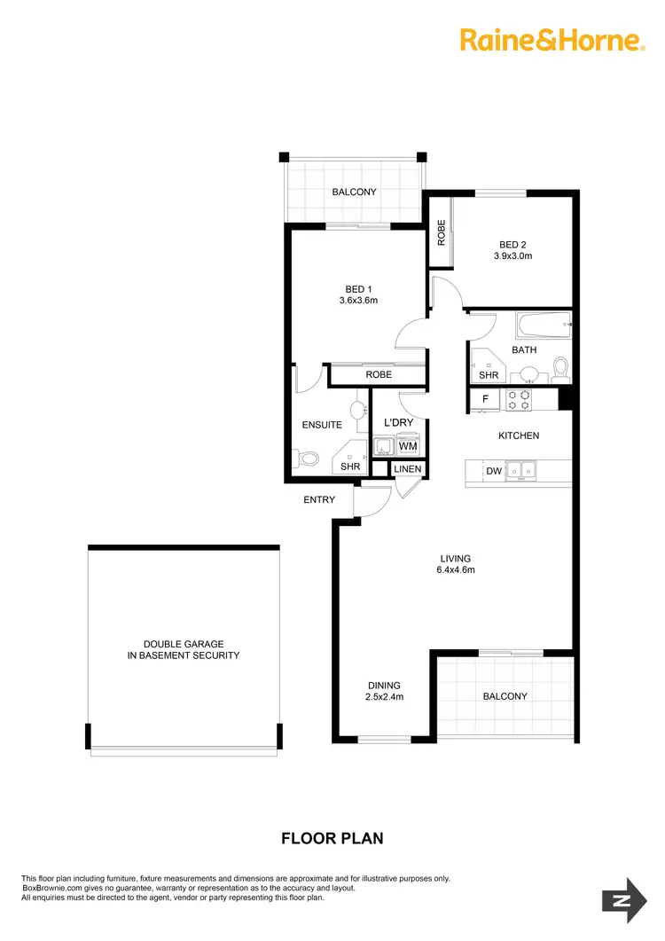 Floorplan of Homely apartment listing, 28/10 Kings Park Circuit, Five Dock NSW 2046