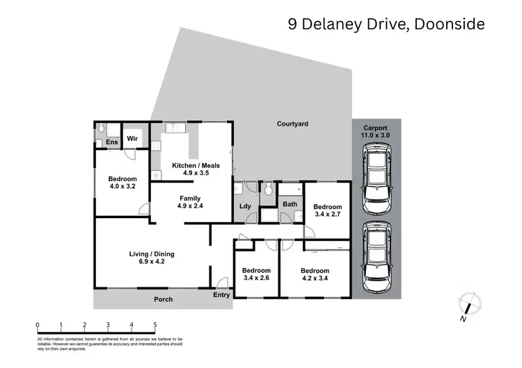 Floorplan of Homely house listing, 9 Delaney Drive, Doonside NSW 2767