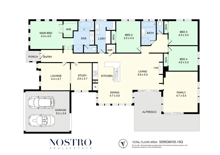 Floorplan of Homely house listing, 22 La Coruna Gardens, Point Cook VIC 3030