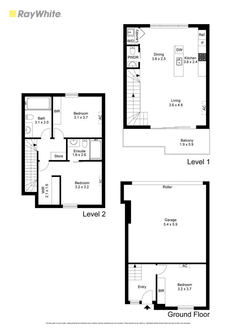 Floorplan of Homely townhouse listing, 6/22 Talmage Street, Albion VIC 3020