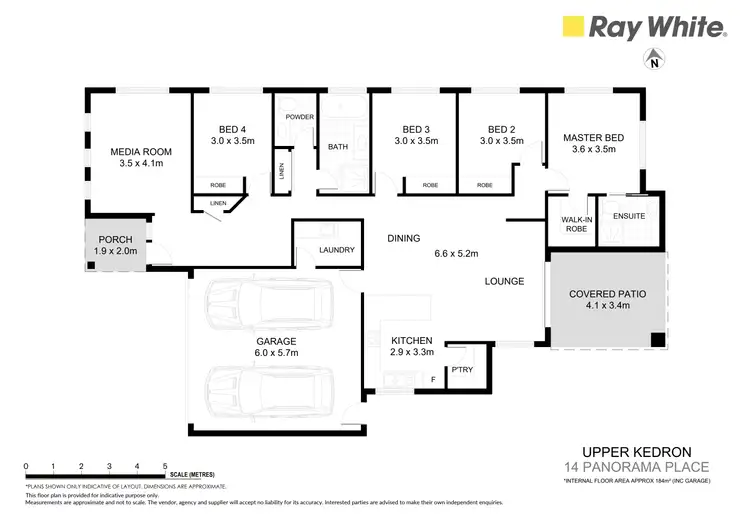 Floorplan of Homely house listing, 14 Panorama Place, Upper Kedron QLD 4055