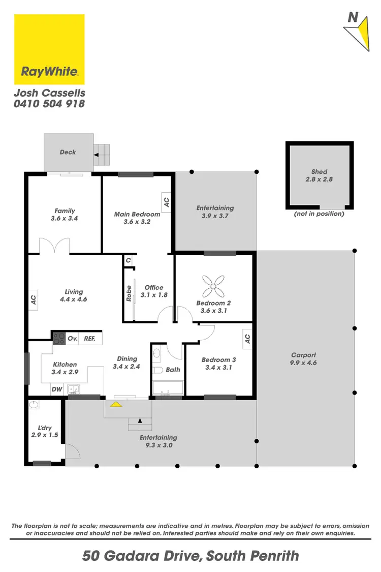Floorplan of Homely other listing, 50 Gadara Drive, South Penrith NSW 2750