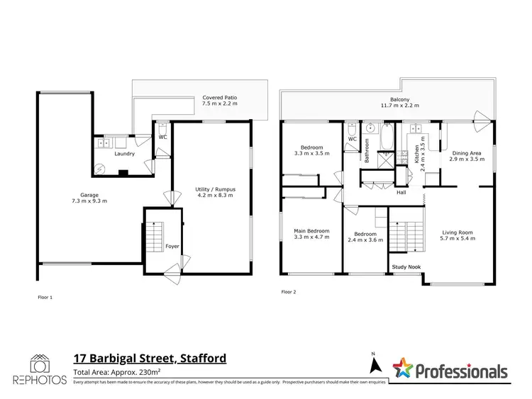 Floorplan of Homely house listing, 17 Barbigal Street, Stafford QLD 4053